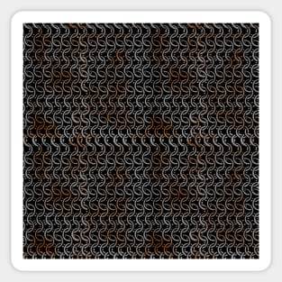 Rusty Chainmail Print Sticker